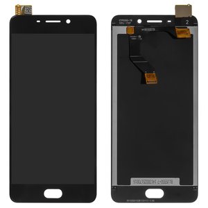 Дисплей для Meizu M6 Note, чорний, без рамки, High Copy, M721H