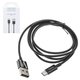 USB кабель Hoco X23, USB тип-C, USB тип-A, 100 см, 2 A, чорний