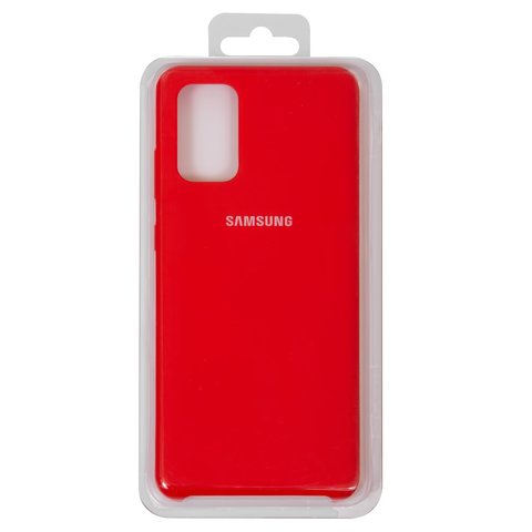 Чохол для Samsung G985 Galaxy S20 Plus, червоний, Original Soft Case, силікон, red 14 