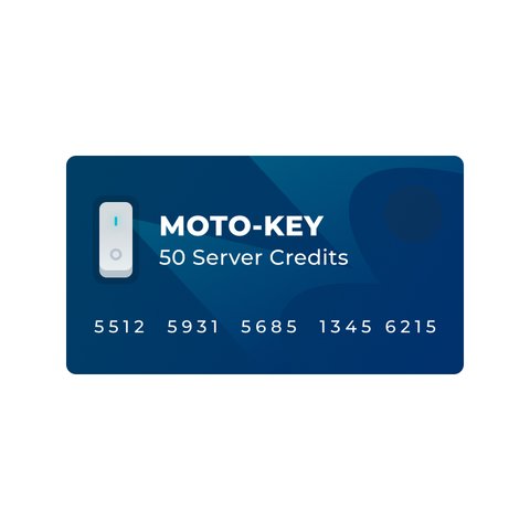 50 серверних кредитів Moto Key