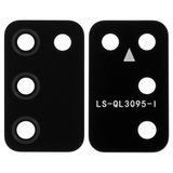 Скло камери для Samsung A025F/DS Galaxy A02s, чорне, без рамки