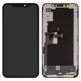 Дисплей для iPhone XS, чорний, з рамкою, High Copy, (OLED), GX OEM hard