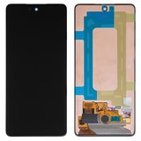 Дисплей для Samsung A525 Galaxy A52, A526 Galaxy A52 5G, чорний, без рамки, Original (PRC)