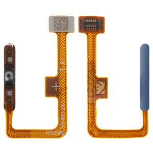Шлейф для Xiaomi Mi 11 Lite, Mi 11 Lite 5G, Mi 11 Lite 5G NE, для сканера відбитка пальця Touch ID , блакитний, M2101K9AG, bubblegum blue