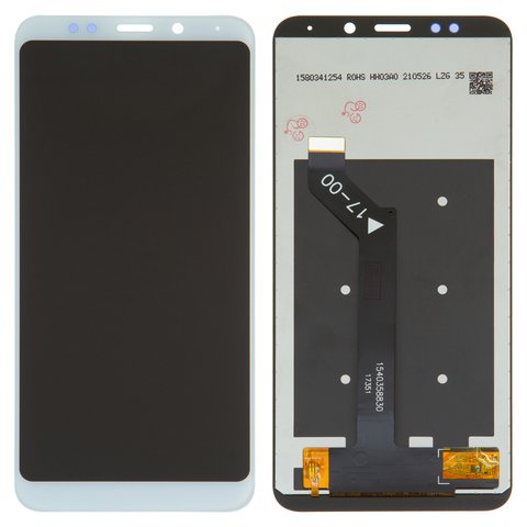 Дисплей для Xiaomi Redmi 5 Plus, білий, без рамки, Сopy, In Cell