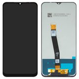 Дисплей для Samsung A226 Galaxy A22 5G, чорний, без рамки, Оригінал (переклеєне скло)
