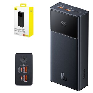 Power bank Baseus Star Lord Digital, 30000 мАг, 65 Вт, чорний, Power Delivery PD , #P10022908113 00