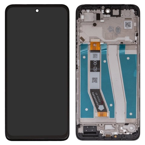 Дисплей для Motorola Moto G14 PAYF0010IN, черный, с рамкой, Original PRC 