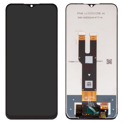 Дисплей для ZTE Blade V50 Design 4G ZTE 8050 , черный, без рамки, Оригинал переклеено стекло 