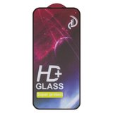 Защитное стекло All Spares для Apple iPhone 15 Pro, совместимо с чехлом, Full Glue, черный