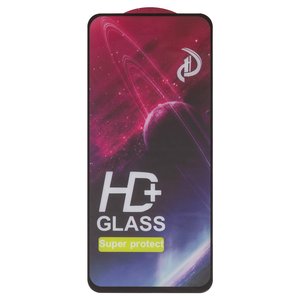 Защитное стекло All Spares для Motorola Moto G53 XT2335, совместимо с чехлом, Full Glue, черный