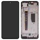Дисплей для Motorola Moto G84, черный, с рамкой, Original (PRC), XT2347