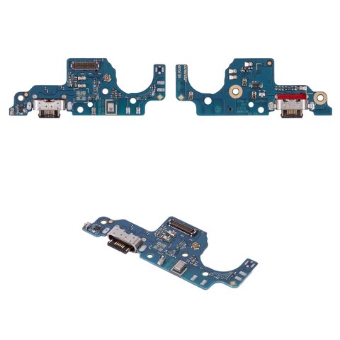Шлейф для Motorola Moto G24, Moto G24 Power, конектора зарядки, з мікрофоном, High Copy, плата зарядки