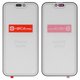 Стекло корпуса G+OCA PRO для iPhone 16 Pro Max, с OCA-пленкой, черное