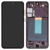 Дисплей для Samsung S916 Galaxy S23 Plus, чорний, з рамкою, High Copy, (OLED)