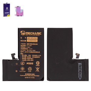 Аккумулятор Mechanic для Apple iPhone 13 Pro, Li Polymer, 3,85 B, 3300 мАч, повышенная ёмкость, без ошибки, diagnosable battery