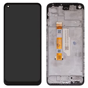 Дисплей для Oppo A96 4G, черный, с рамкой, High Copy, CPH2333, BS066FBM L05 MB00