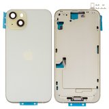 Корпус для iPhone 15 Plus, жовтий, з тримачем SIM-карти, з боковими кнопками, Original (PRC), EU version