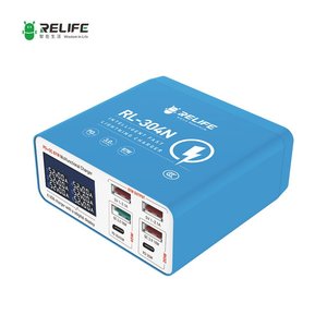 Мережевий зарядний пристрій RELIFE RL 304N, 87 Вт, Quick Charge, Power Delivery PD , 6 портів