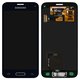 LCD compatible with Samsung G800H Galaxy S5 mini, (dark blue, without frame, original (change glass) )