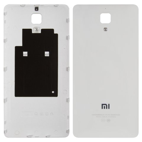 Housing Back Cover compatible with Xiaomi Mi 4, white 