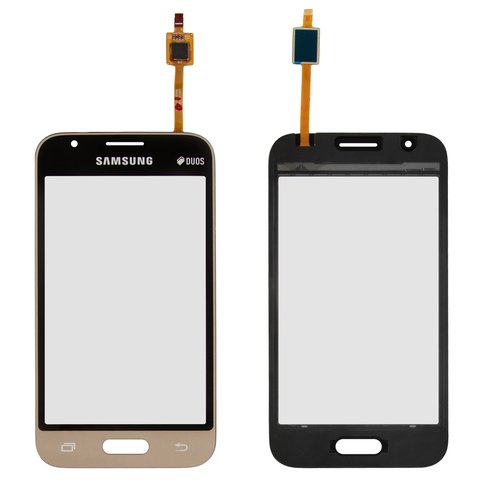 Cristal táctil puede usarse con Samsung J105H Galaxy J1 Mini 2016 , J106F Galaxy J1 Mini Prime 2016 , dorado