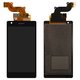 LCD compatible with Sony D6563 Xperia Z2a, (black)