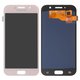 Pantalla LCD puede usarse con Samsung A520 Galaxy A5 (2017), rosado, sin marco, High Copy, con borde ancho, (OLED)