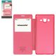 Чехол Nillkin Sparkle laser case для Samsung G600FY  Galaxy On7, розовый, книжка, пластик, PU кожа, #6902048110090