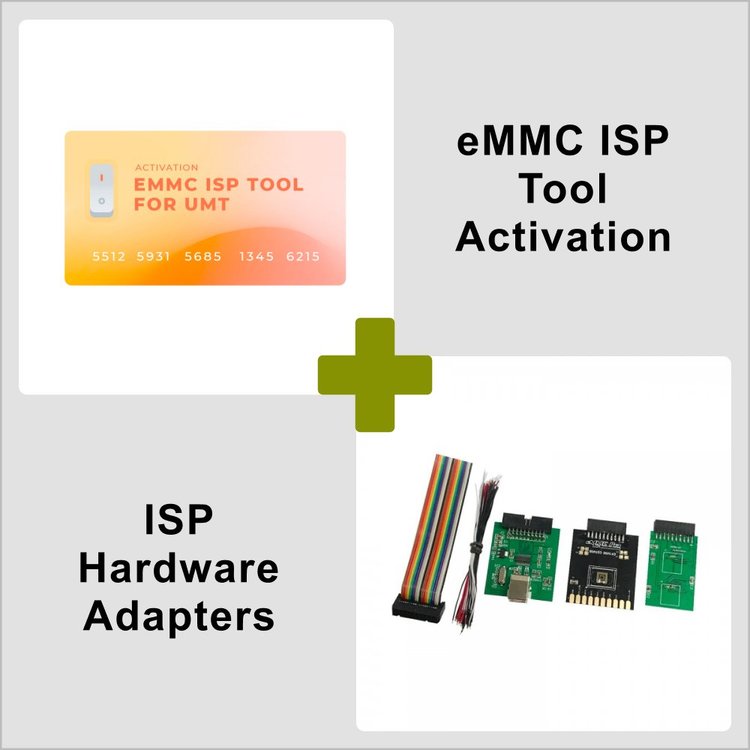 UMT eMMC ISP Tool Activation with ISP Hardware Adapter All Spares