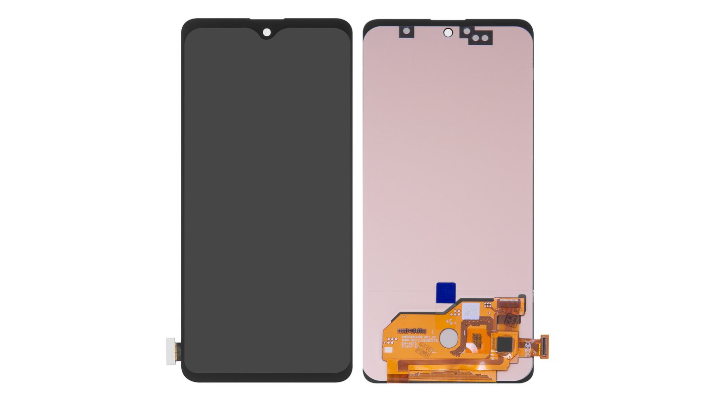 Дисплей для Samsung M317 Galaxy M31s, черный, без рамки, High Copy, с  широким ободком, (OLED) - All Spares