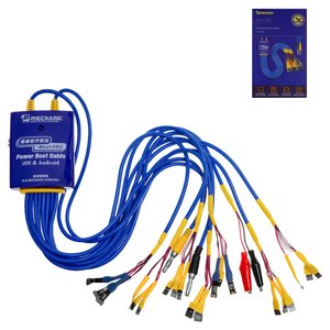 Cable de alimentación de prueba Mechanic iBoot FPC+ puede usarse con Apple iPhone 11, iPhone 11 Pro, iPhone 11 Pro Max, iPhone 12, iPhone 12 mini, iPhone 12 Pro, iPhone 12 Pro Max, iPhone 13, iPhone 13 mini, iPhone 13 Pro, iPhone 13 Pro Max, iPhone 14, iPhone 14 Plus, iPhone 14 Pro, iPhone 14 Pro Max, iPhone 15, iPhone 15 Plus, iPhone 15 Pro, iPhone 15 Pro Max, iPhone 6, iPhone 6 Plus, iPhone 6S, iPhone 6S Plus, iPhone 7, iPhone 7 Plus, iPhone 8, iPhone 8 Plus, iPhone X, iPhone XR, iPhone XS, iPhone XS Max, iphone + android