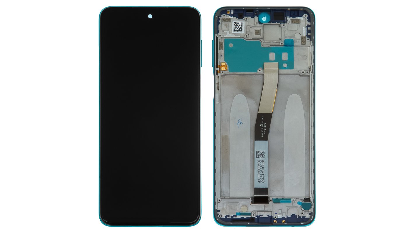 Дисплей для Xiaomi Redmi Note 9 Pro, Redmi Note 9S, синий, с рамкой,  Original (PRC) - All Spares