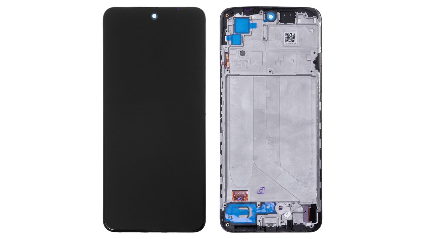 Дисплей для Xiaomi Redmi Note 10, Redmi Note 10S, черный, с рамкой, High  Copy, (OLED) - All Spares