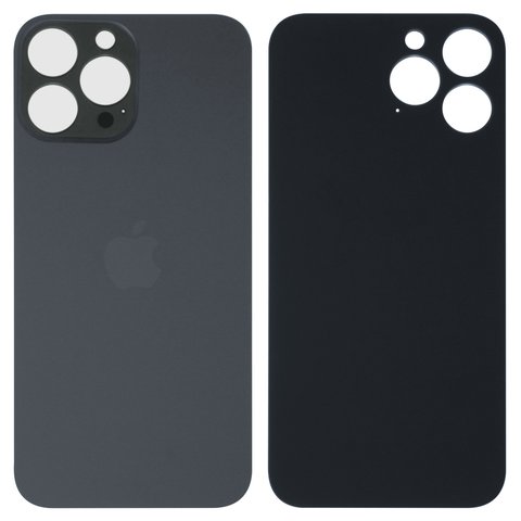 Housing Back Cover compatible with iPhone 13 Pro Max, gray, no need to remove the camera glass, Graphite, big hole 