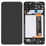 Pantalla LCD puede usarse con Samsung A135 Galaxy A13, M135 Galaxy M13, negro, con marco, Original (PRC), BS066FBM-L01-DK00_R1.2