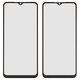 Housing Glass compatible with Xiaomi Poco C40, Redmi 10C, (with OCA film, black)