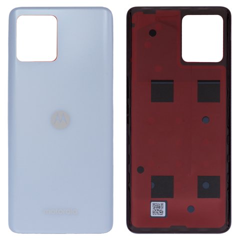 Housing Back Cover compatible with Motorola Moto G72 XT2255, white 