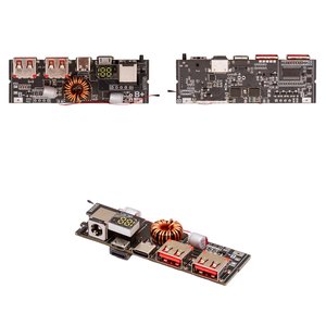 Controlador para PowerBank, 100 W, Li ion, 5 A, con pantalla, 2S, 3S, 4S, 5S, QC4.0, QC3.0, fast Charge, PD