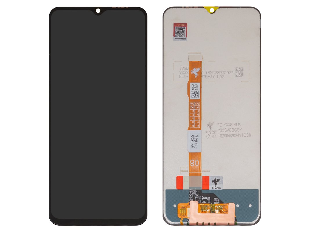 VOXY1234 Pantalla LCD FLYCDI puede usarse con Vivo Y33s, Y55s 5G, Y76s