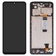 LCD compatible with Xiaomi Redmi A5 4G, (black, with frame, High Copy, 167.92mm, 25028PC03G, 25028RN03A, 25028RN03I, global version)