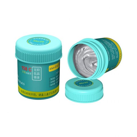 Pasta BGA Aixun AX SP158M, Sn 96.5%,  Ag 3%, Cu 0.5%, 158 °C, 50 g