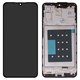 LCD compatible with Samsung A175 Galaxy A17 4G, (black, with frame, High Copy, (OLED))