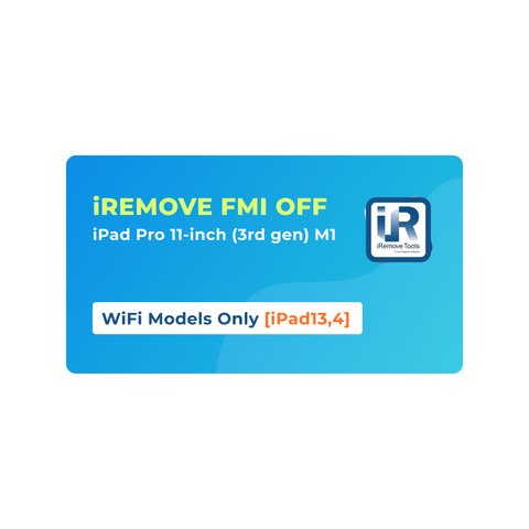 iRemove FMI OFF iPad Pro 11 inch 3rd Gen  M1 WiFi Only [iPad13,4]