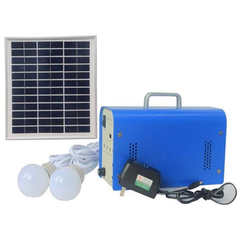 DC Portable Solar Power System, 10 W, 12 V 7.2 Ah, Poly 18 V 10 W