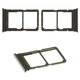 SIM Card Holder compatible with Huawei P Smart S, (black, AQM-LX1)
