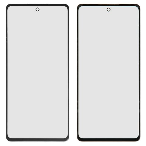 Housing Glass compatible with Samsung A525 Galaxy A52, A526 Galaxy A52 5G, black