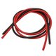 Wire In Silicone Insulation 10AWG, (5.31 mm², 1 m, black)