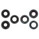Camera Lens compatible with iPhone 12 Pro Max, (dark blue, with frames, set 3 pcs.)