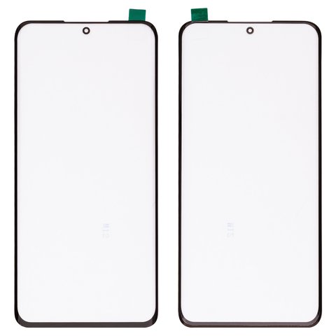 Housing Glass G+OCA PRO compatible with Xiaomi 12, 12S, 12X, with OCA film, black 